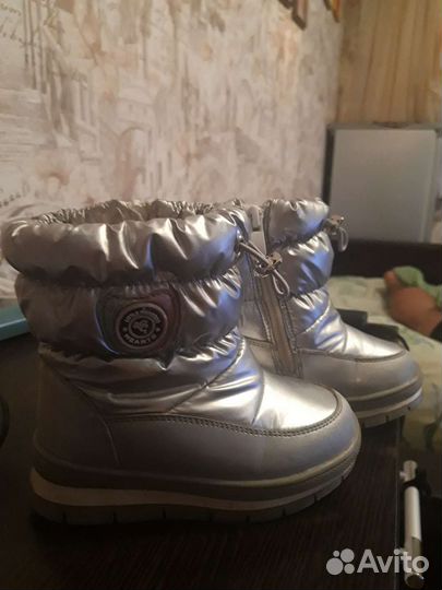 Сапожки дутики зимние