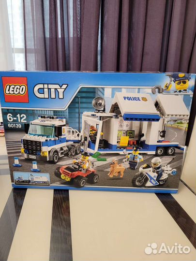 Lego City полиция пожарная машина
