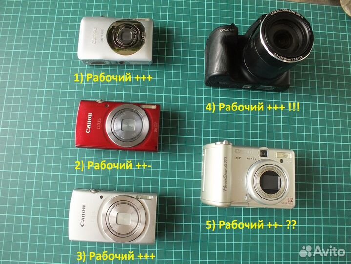 Canon ixus 165 +175 +PowerShot SX510 HS +A70 -4шт