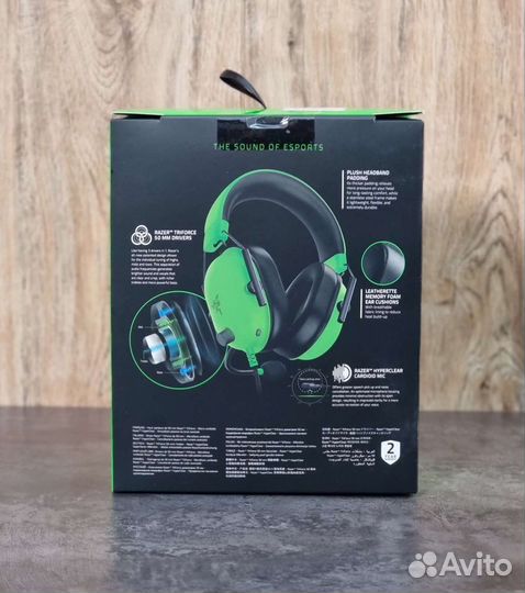 Гарнитура Razer Blackshark V2 X Green