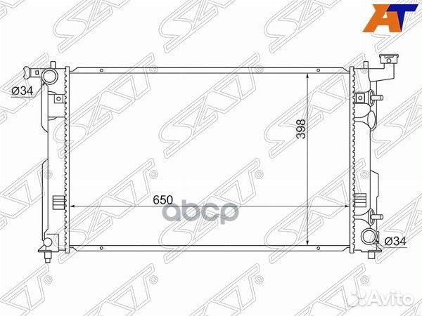 Радиатор Toyota Vista 98-03 / Vista Ardeo 98-03