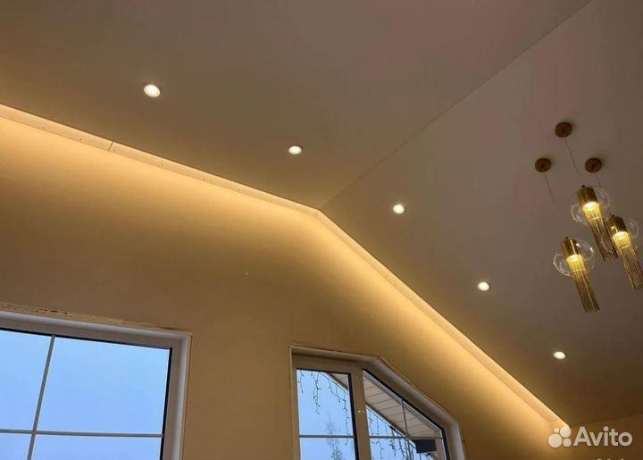 Натяжные потолки Без посредников замер бесплатный