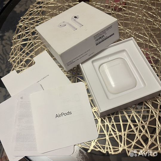 Кейс для airpods 1,2 оригинал