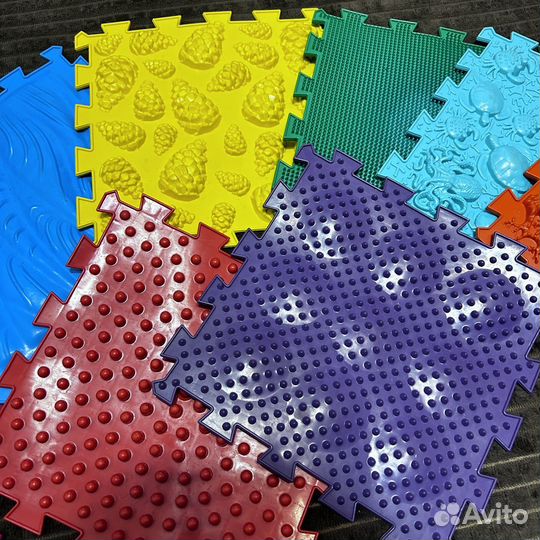 Детский ортопедический коврик пазл (8 шт)