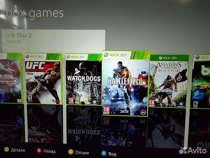 Microsoft Xbox 360 Slim + Kinect 33 игры