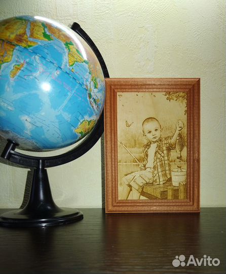 Портреты выжженные по фото на дереве