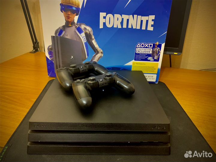 Sony playstation 4 PS4 pro 1tb с играми
