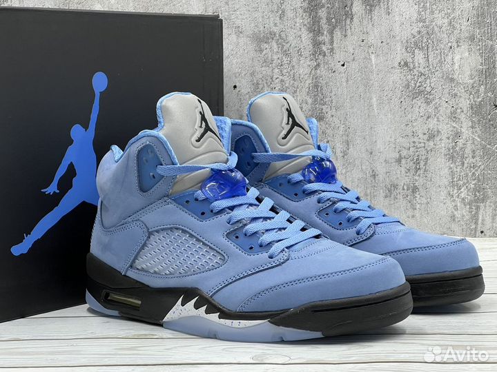 Кроссовки Nike Air Jordan 5 UNC University Blue