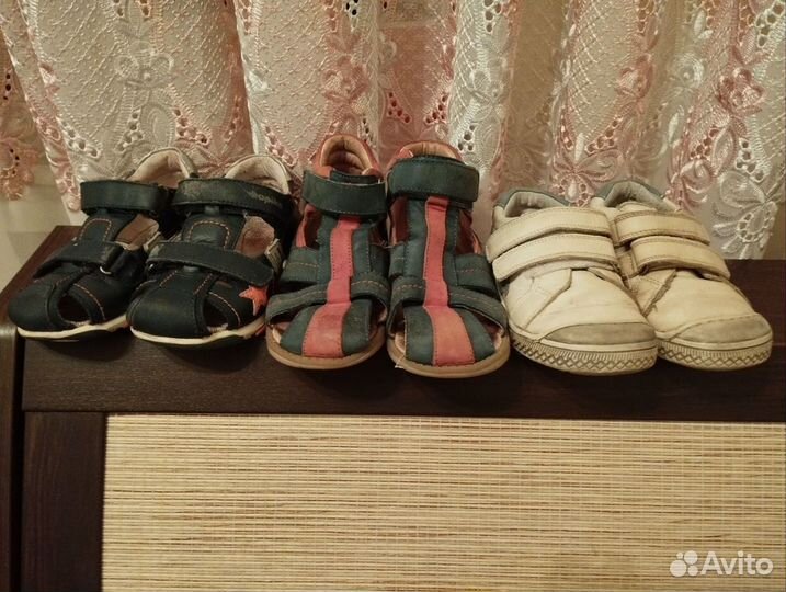 Детская обувь для мальчика пакетом