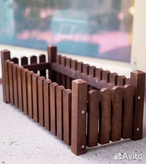 Кашпо для цветов дерево натур