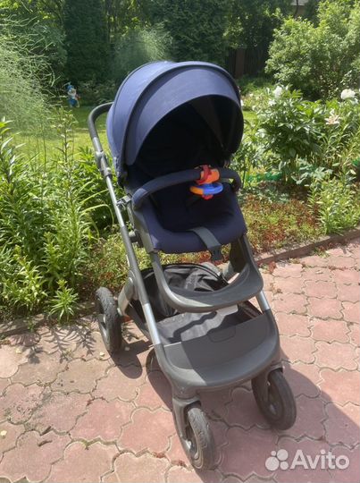 StokkeTrailz 2в1 DeepBlue+Winter Kit в белом цвете