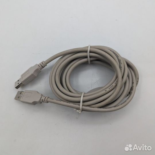 Кабель USB 2.0, USB A(m) - USB A(m), 3 м