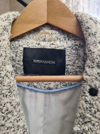 Пальто женское демисезонное 46 48 серое