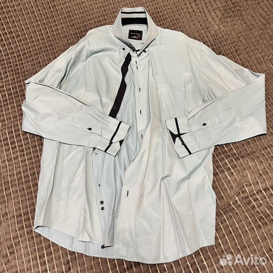 Рубашка мужская размер 52 54 цвет мятный