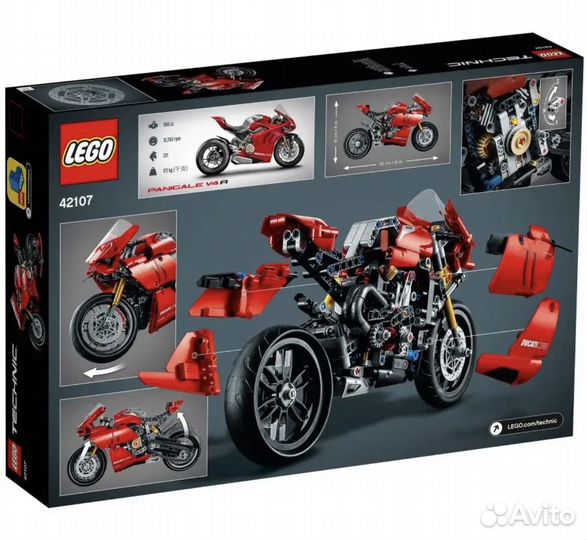 Lego 42107 Оригинал Ducati Panigale V4 R