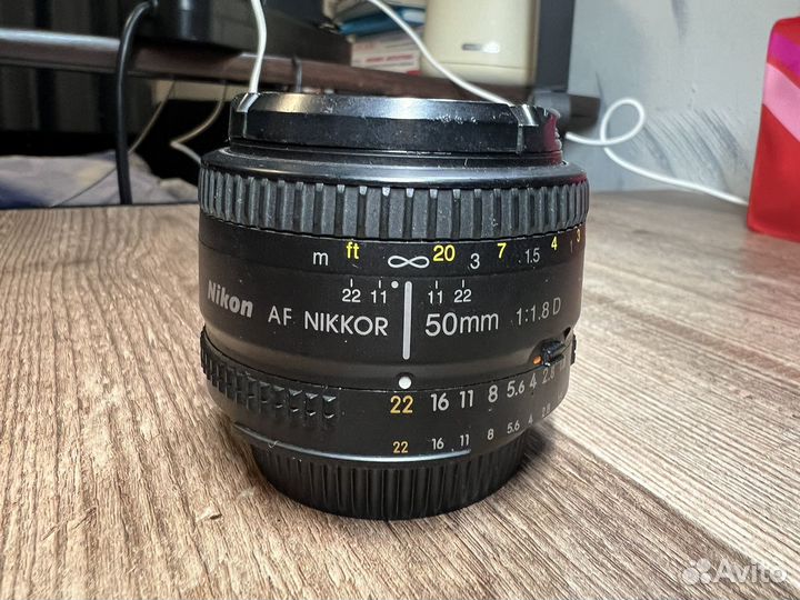 Объектив nikon 50mm 1.8 d
