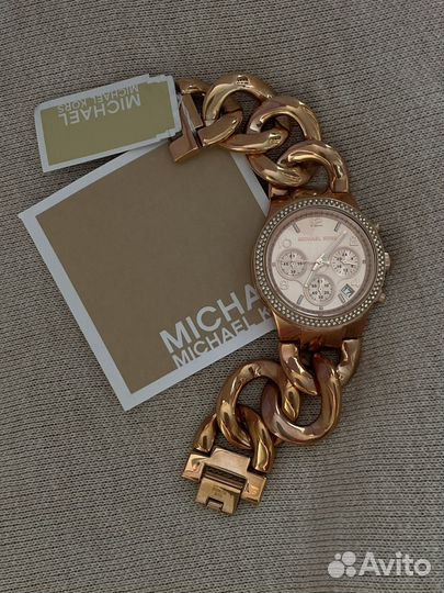 Часы michael kors Runway Розовое золото MK3247