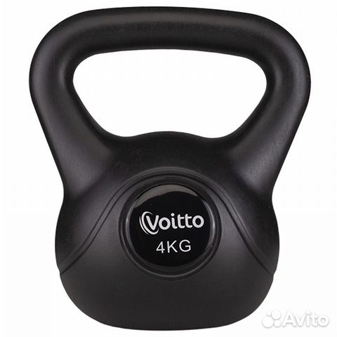 Гиря пластиковая Voitto, 4 кг