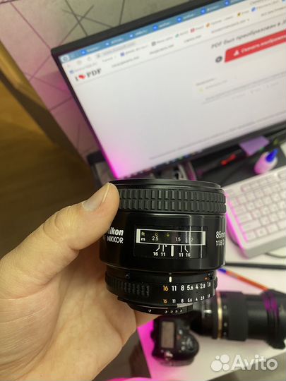 Nikon 85mm f 1.8 D