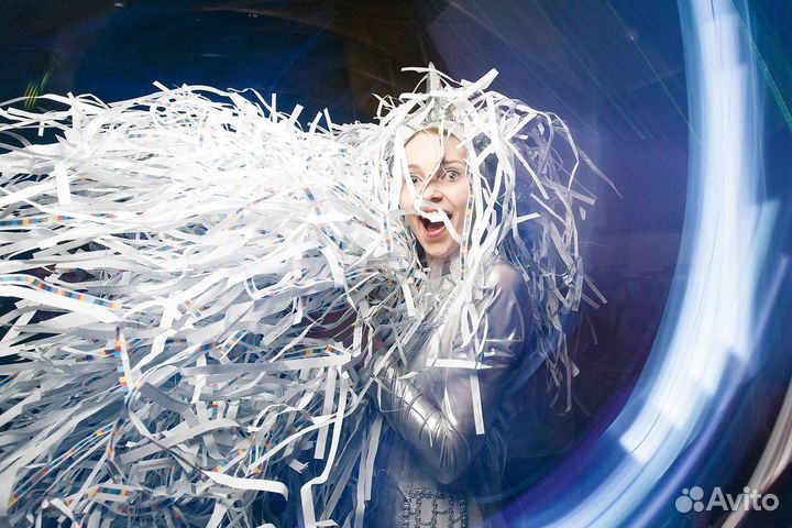 Бумажная Дискотека Бумажное шоу на праздник