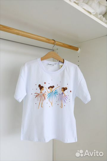 Детская одежда для девочек комплект футболка шорты