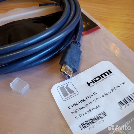 Высокоскоростной кабель hdmi Kramer C-HM/HM/ETH-15