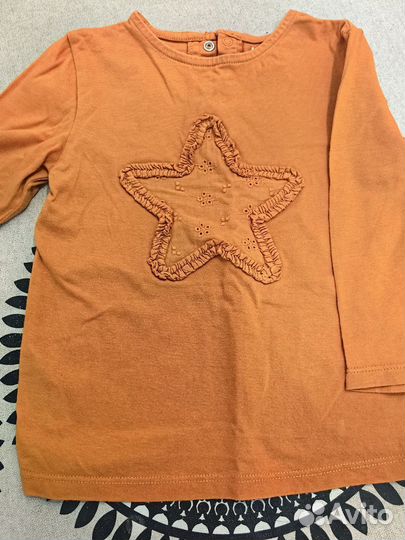 Толстовка, лонгслив, кофты для девочки р.86