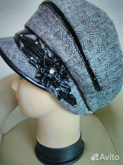 Кепка женская из драпа на подкладке. Россия