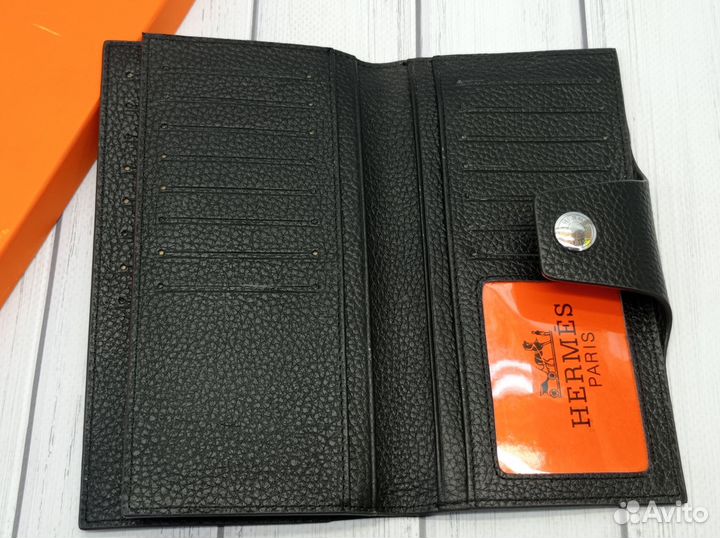 Кошелек купюрник кожаный Hermes