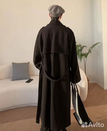 Шерстяное пальто balenciaga type