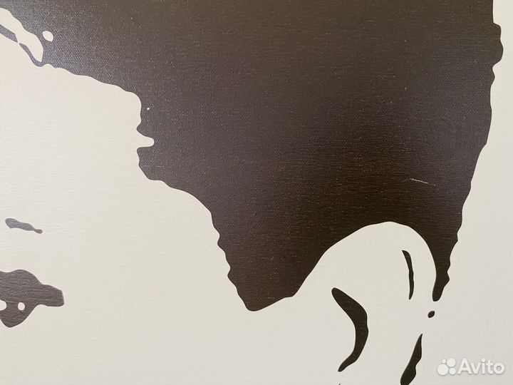 Постер в багете 90*90 IKEA Pjatteryd Одри Хепберн