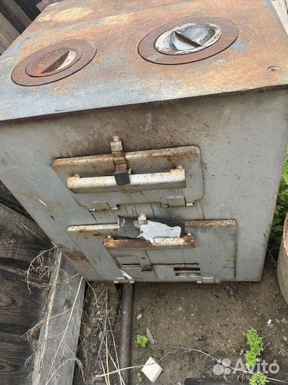 Чугунный твердотопливный котел бу