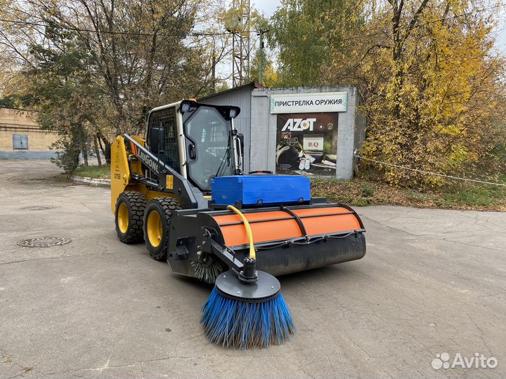 Щетка с задним бункером на мини-погрузчик Liugong