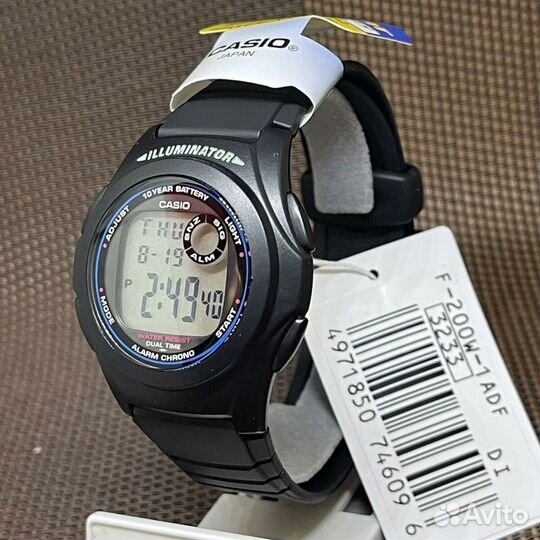 Оригинальные часы Casio Collection F-200W-1A