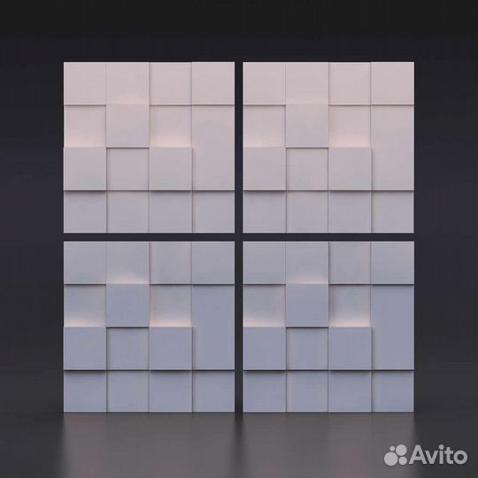 Гипсовая 3D панель 