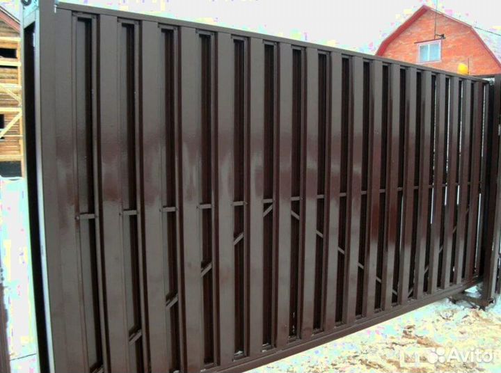 Ворота откатные под ключ