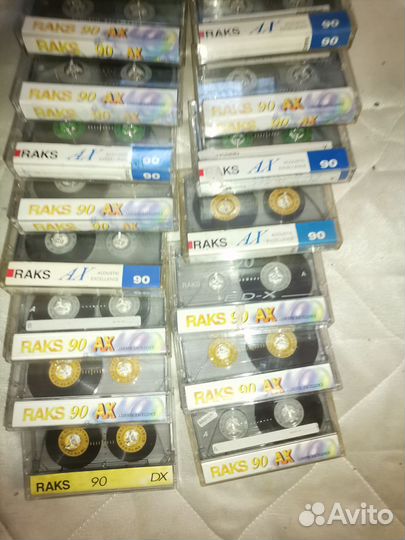 Аудиокассеты с записью одним лотом