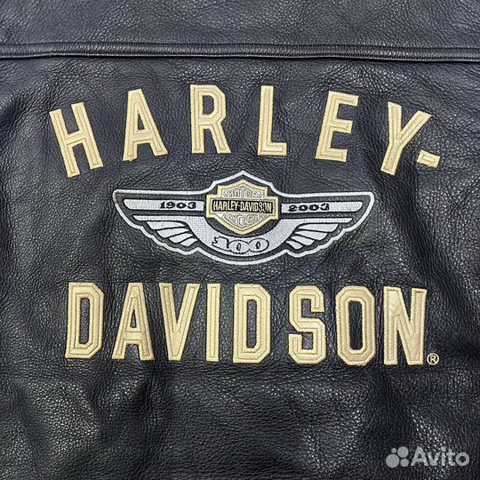 Жилет harley-davidson натуральной кожи