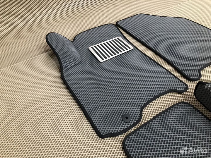 Коврики EVA Chevrolet Lacetti серые + подпятник