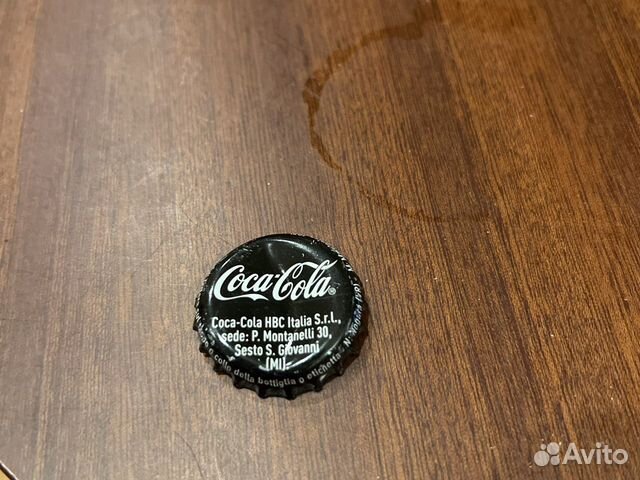 Крышка от Coca-Cola, эксклюзив из Италии