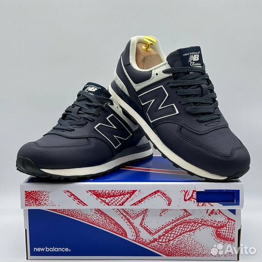 New Balance 574 синие