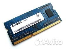 DDR3 SO-dimm 4GB Elpida PC3L-10600S 1333MHz