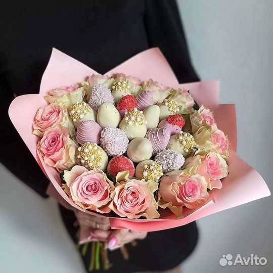 Букеты из клубники