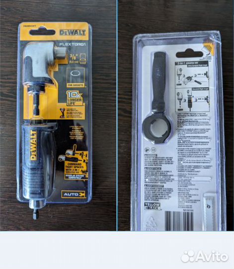Биты milwaukee Угловой адаптер dewalt