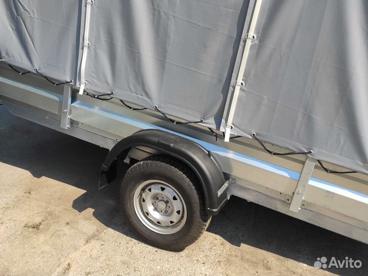 Прицеп для перевозки двух снегоходов