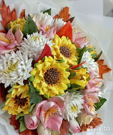 Букет зефирный