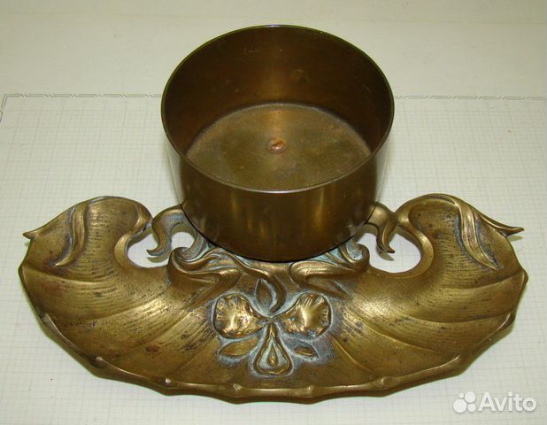 Редкий прибор сигаретница старинный