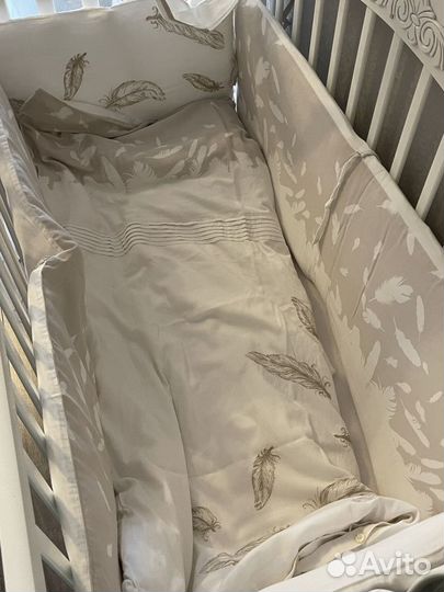 Комплект в детскую кроватку bebe luvicci fluffy