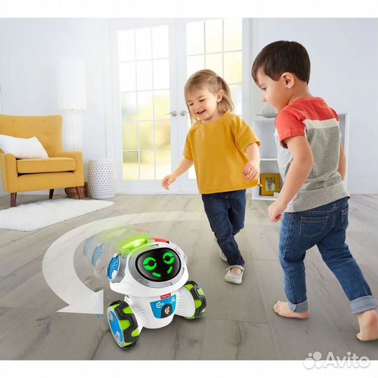 Робот Мови играет с детьми, робот няня