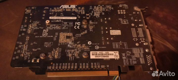 Видеокарта GTX750